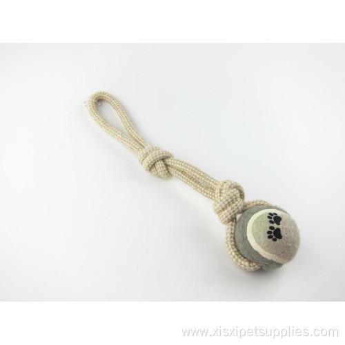 Eco-friendly dog chewing tennis ball toy